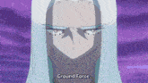 a cartoon character says ground force in front of a purple sky