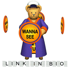 Link In Bio Wanna See My Stuff GIF - Link In Bio Wanna See My Stuff Teddy Milkman GIFs