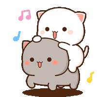 Cute Couple Sticker - Cute Couple Kitty Stickers