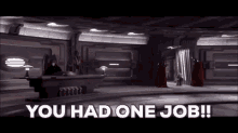 One Job Yoda GIF - One Job Yoda Star Wars GIFs