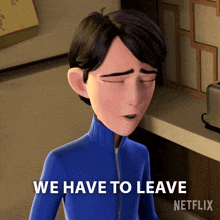 We Have To Leave Jim Lake Jr GIF - We Have To Leave Jim Lake Jr Trollhunters Tales Of Arcadia GIFs