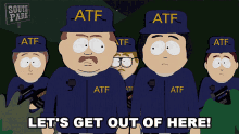 Lets Get Out Of Here South Park GIF - Lets Get Out Of Here South Park Lets Go GIFs
