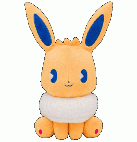 Pokemon Plush Sticker - Pokemon Plush Eevee - Discover & Share GIFs