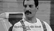 Freddie Mercury Who Cares GIF