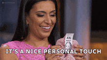It'S A Nice Personal Touch Manjit Minhas GIF - It'S A Nice Personal Touch Manjit Minhas Dragons' Den GIFs