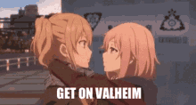 get on valheim anime girls