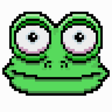 sweetragers frog blinking pixelfrog blink
