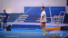 running olympic dreams featuring jonas brothers dancing performance rhythmic gymnastics