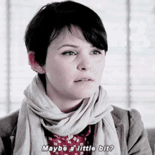 Once Upon A Time Mary Margaret Blanchard GIF - Once Upon A Time Mary Margaret Blanchard Maybe A Little Bit GIFs