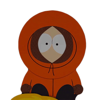 Bored Kenny Mccormick Sticker - Bored Kenny Mccormick South Park Stickers