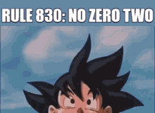 Rule830no Zero Two Rule GIF - Rule830no Zero Two Rule Dbz GIFs