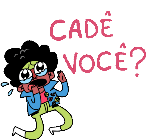 Sad Boy Asks Where Are You In Portuguese Sticker - Love You Hate You Google Stickers