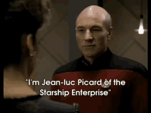 Jean-luc Picard Of The Starship Enterprise GIF - Picard Enterprise Startrek GIFs