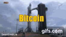 Bitcoin Rocket GIF - Bitcoin Rocket Space Launch GIFs