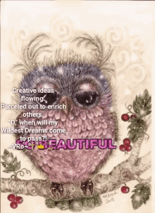 Beautiful Owl GIF - Beautiful Owl Multicolored GIFs