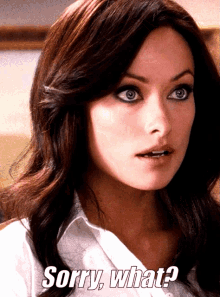 olivia wilde the change up sorry what face expression goddess