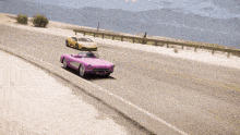 Forza Horizon 5 Pink Corvette GIF - Forza Horizon 5 Pink Corvette Driving GIFs