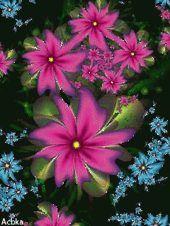 Pink Flowers GIF - Pink Flowers Animation GIFs