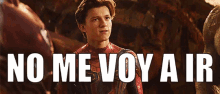 Spiderman No Se Quiere Ir GIF - No Me Voy Fiesta Peda GIFs