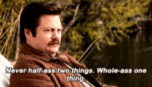 Parks And Rec Ron Swanson GIF - Parks And Rec Ron Swanson Wisdom GIFs