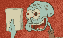Squidward All Nighter GIF