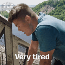 Very Tired Dustin Seidler GIF - Very Tired Dustin Seidler Canadas Ultimate Challenge GIFs
