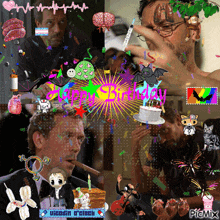a collage of pictures with the words picmix at the top