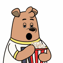meme max bear boring popcorn bear
