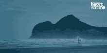 a picture of a horse on a beach with the words super channel heart & home below it
