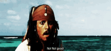 Jack Sparrow Pirates Of The Carribean GIF - Jack Sparrow Pirates Of The Carribean Not Good GIFs