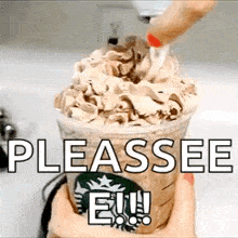 Whipped Cream Frappuccino GIF - Whipped Cream Frappuccino Starbucks GIFs