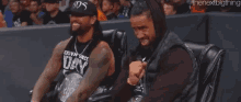 The Usos Yikes GIF - The Usos Yikes Jimmy Uso GIFs