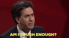 Ed Miliband Labour GIF - Ed Miliband Labour Tough Enough GIFs