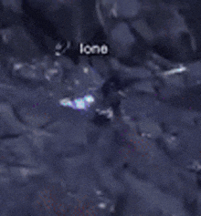 a person is holding a sword in a video game with a purple swirl coming out of it .