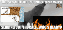 Thursday Brotato Chips GIF - Thursday Brotato Chips Alpha Male GIFs