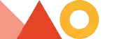 a red triangle and a yellow circle with the letter o in the middle
