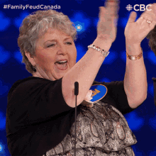 Applause Hilda GIF - Applause Hilda Family Feud Canada GIFs