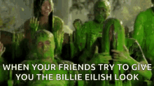 Billie Eilish Green GIF - Billie Eilish Green Green Hair GIFs