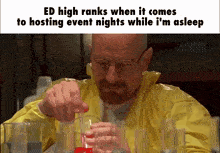 ed high ranks when it comes to hosting event nights while i am asleep