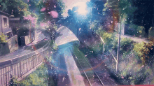 april 5centimeters per second makoto shinka scenery train