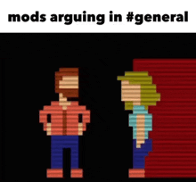 Mods Arguing In General Andys Apple Farm GIF - Mods Arguing In General Andys Apple Farm Aaf GIFs
