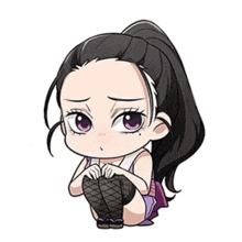 Yōichirō Toy Figure Kneeling Down Looking To The Side Worry GIF