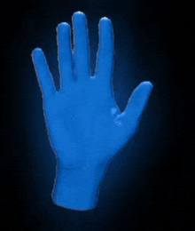 a glowing hand with the name tpska on it