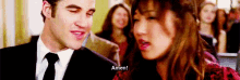 More Glee Amen - Amen GIF - Glee Darren Criss Jenna Ushkowitz GIFs