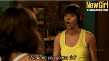 What Are You Gonna Do Cece GIF - What Are You Gonna Do Cece New Girl GIFs