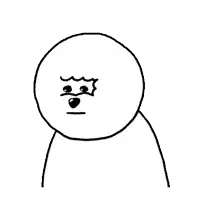 a black and white drawing of a hedgehog with a surprised expression on its face .