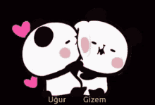 ugurgizem clingy panda heart love