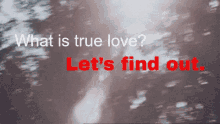 Love True Love GIF - Love True Love Lets Find Out GIFs