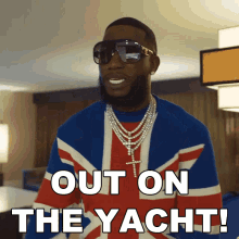 Out On The Yacht Gucci Mane GIF - Out On The Yacht Gucci Mane Look Ma I Did It Song GIFs