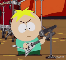 south park butters playing guitar